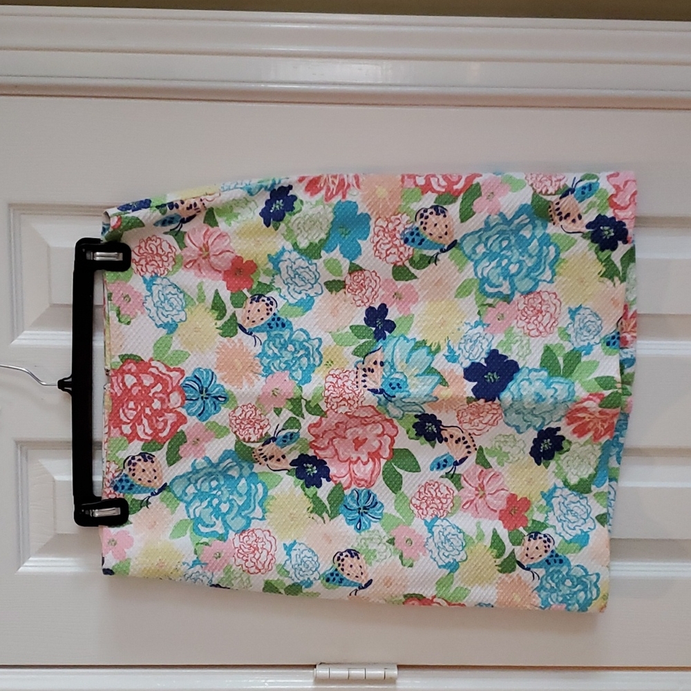 Talbots floral skirt